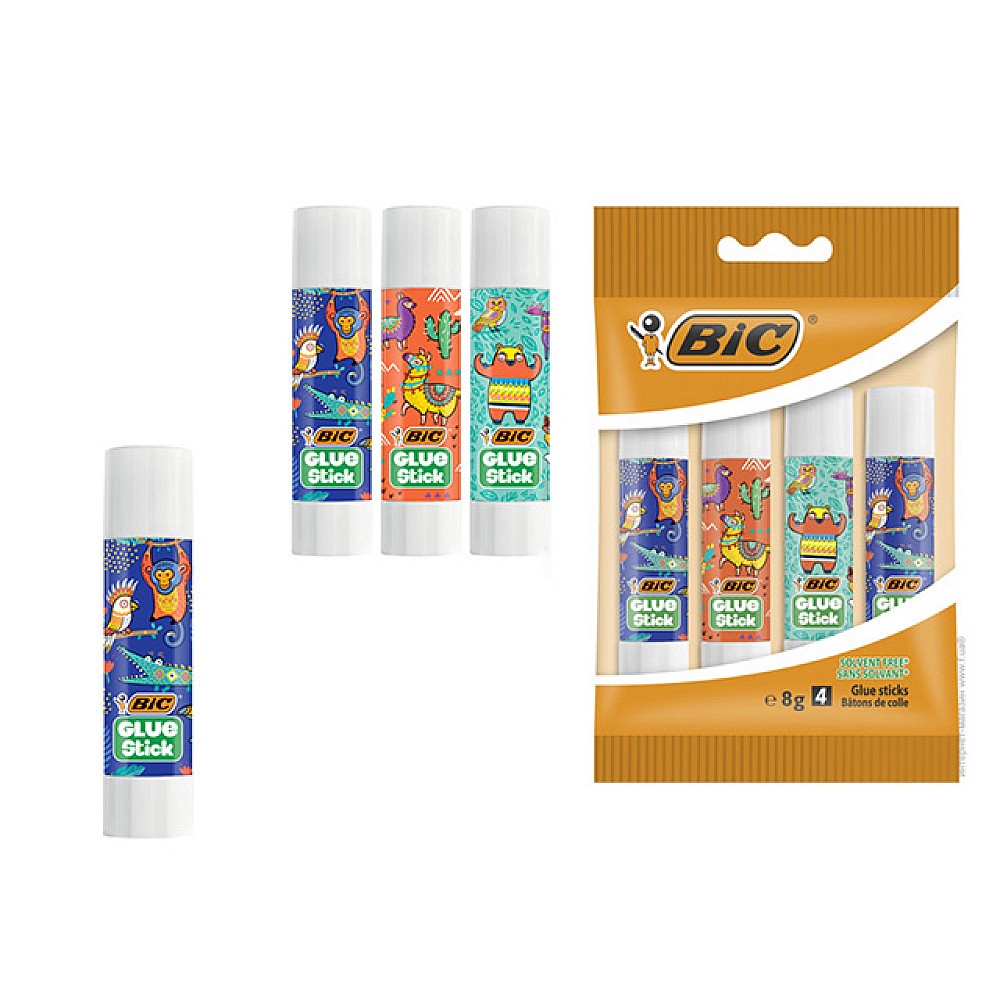 Set lipici solid BIC ECO DECO 4 bucX8g