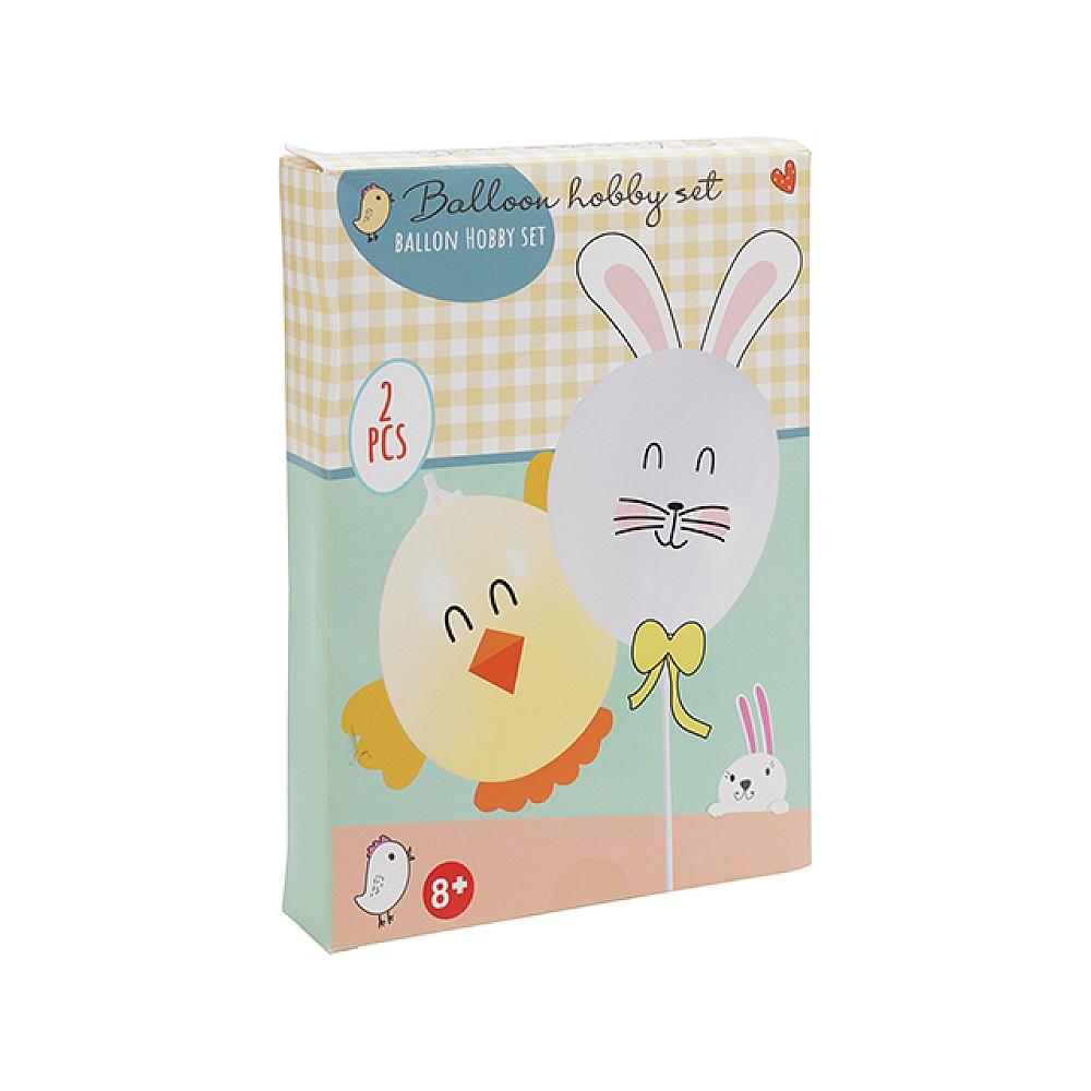 Set creativ baloane 4buc cu autocolante