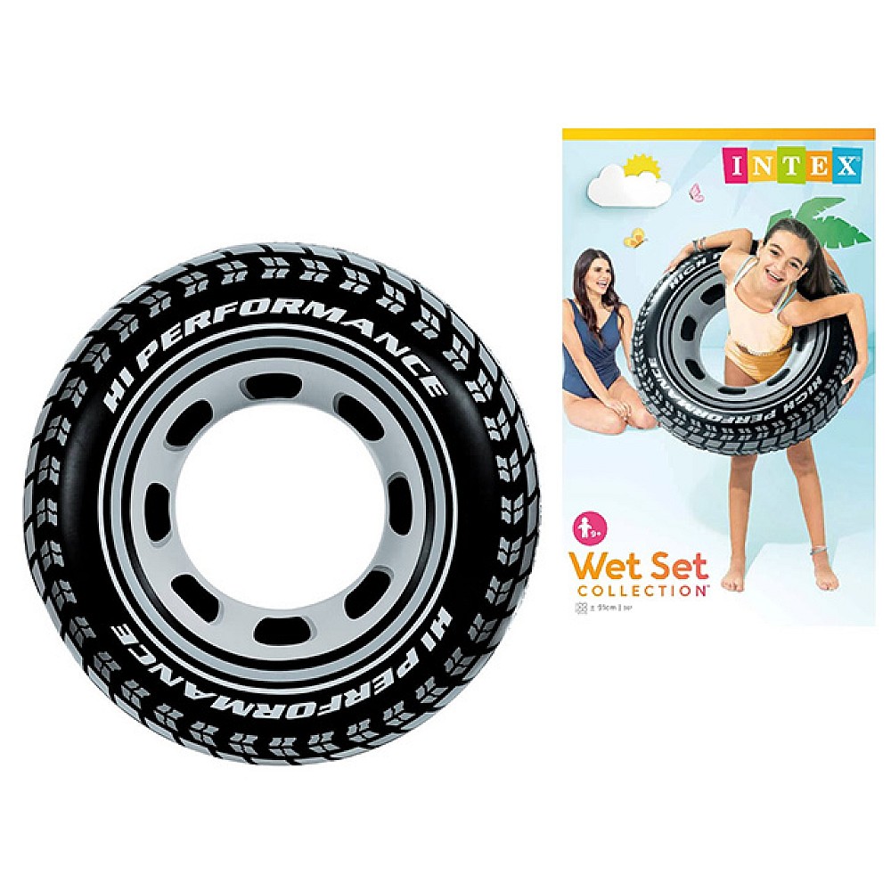 Cerc gonflabil Anvelopă D 91 cm, până la 60 kg, 9+
