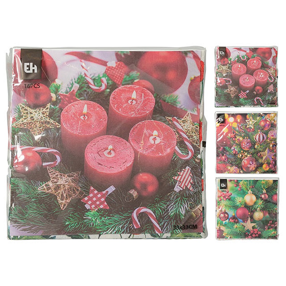 Servetele de hartie 16buc, 33X33 сm 