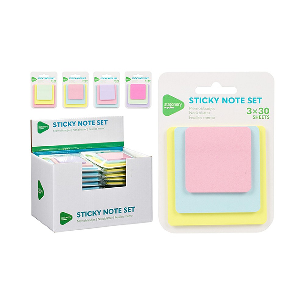 Set Memory stick 3X30 foi, 75X75/65X65/50X50 mm