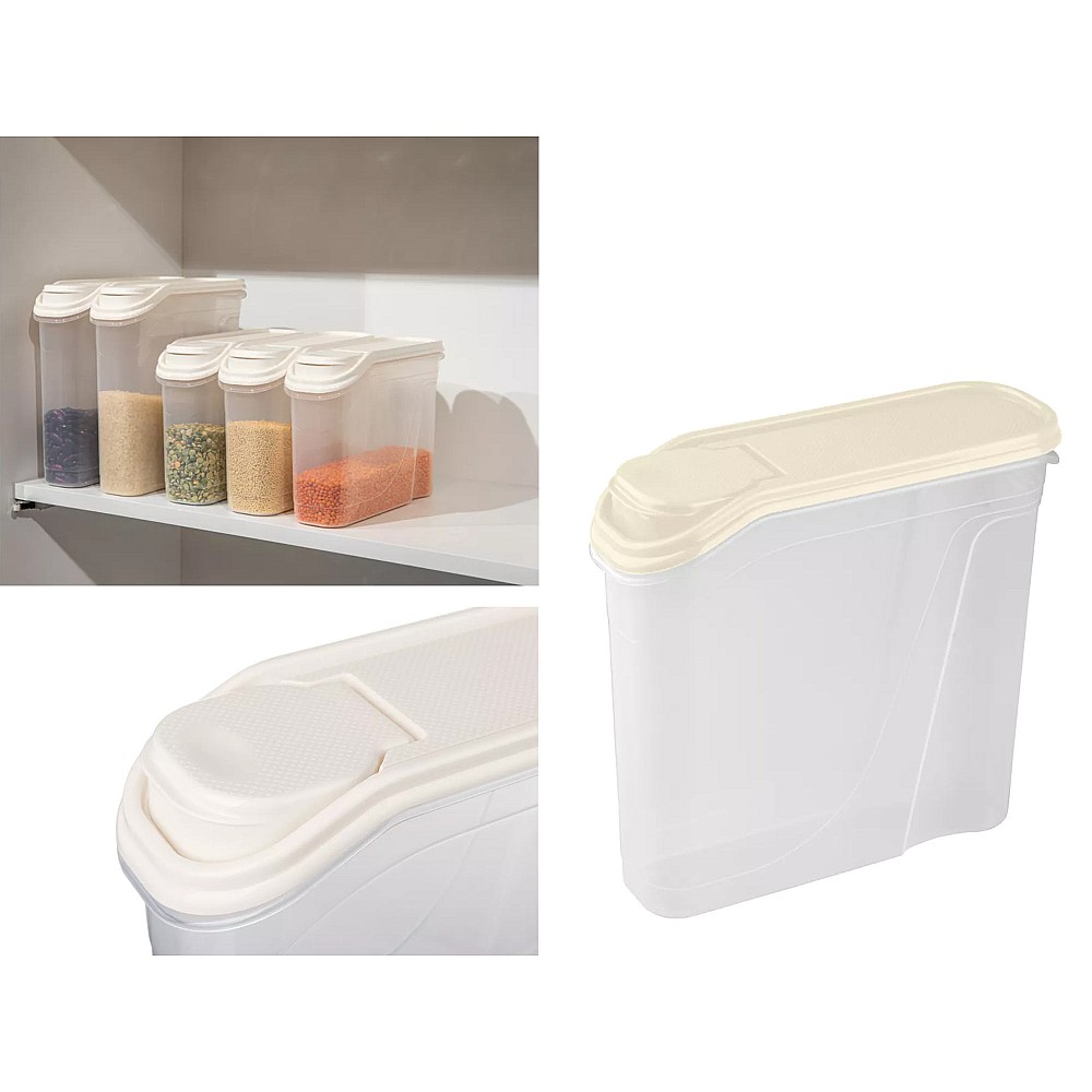 Container pentru produse vrac Phibo EcoStyle 2l, 22cm, cu dozator
