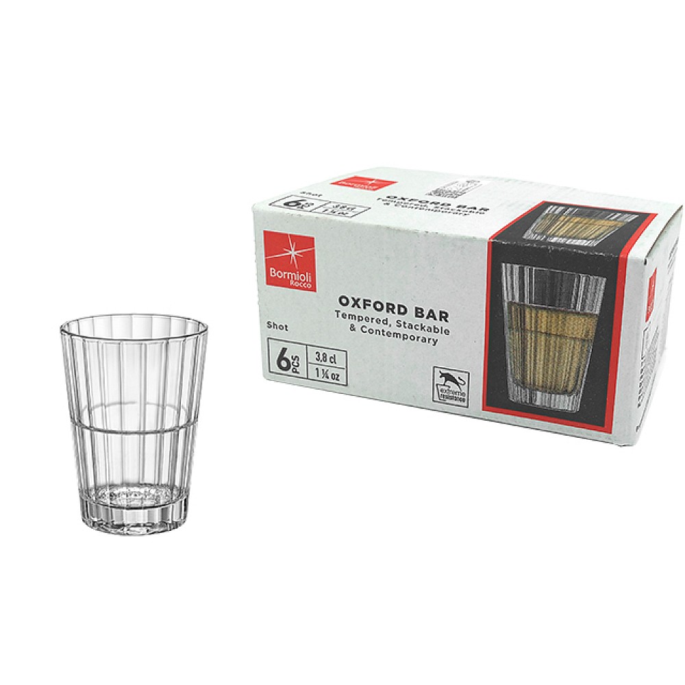Set 6 pahare Oxford Bar 38ml