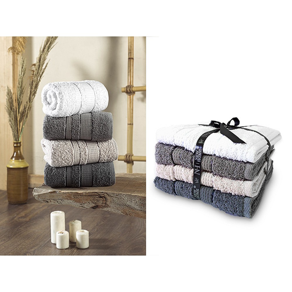 Set prosoape 4buc, 50X80cm NH Towel Set, bumbac