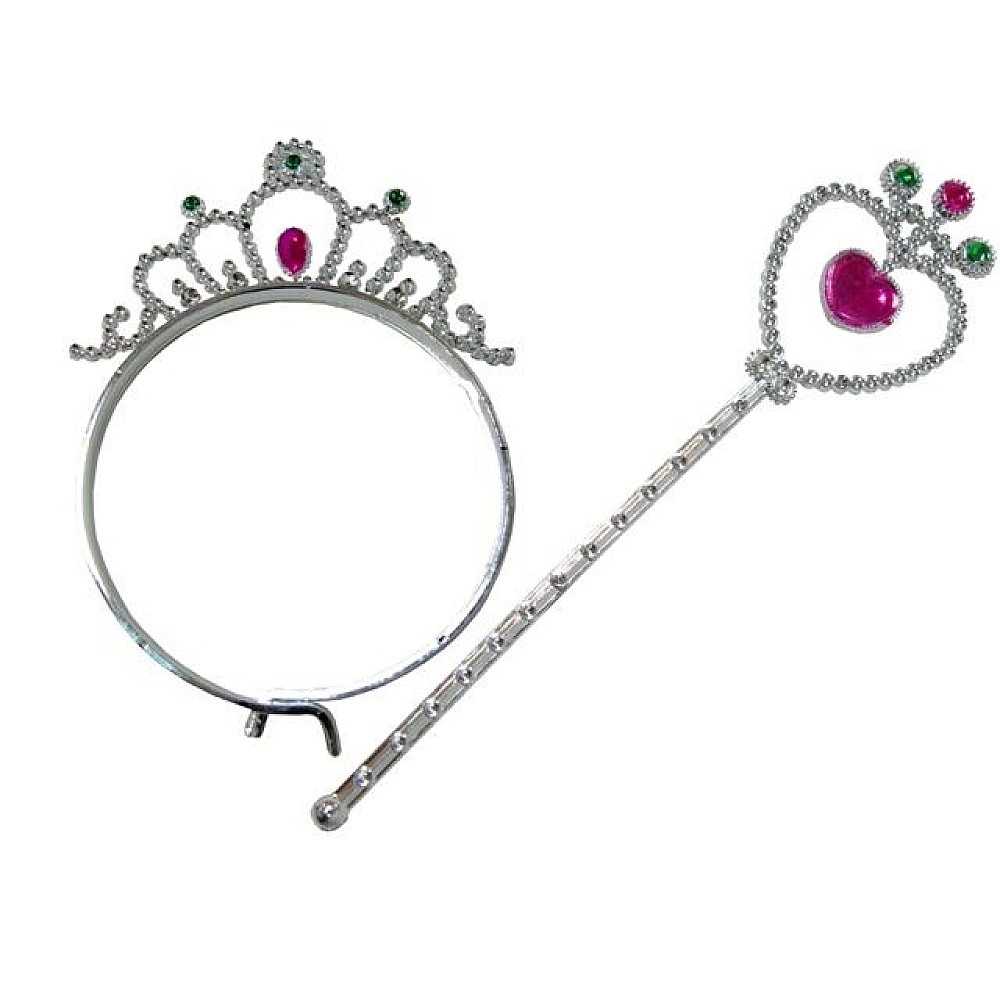 Set Princess coroana, bagheta magica