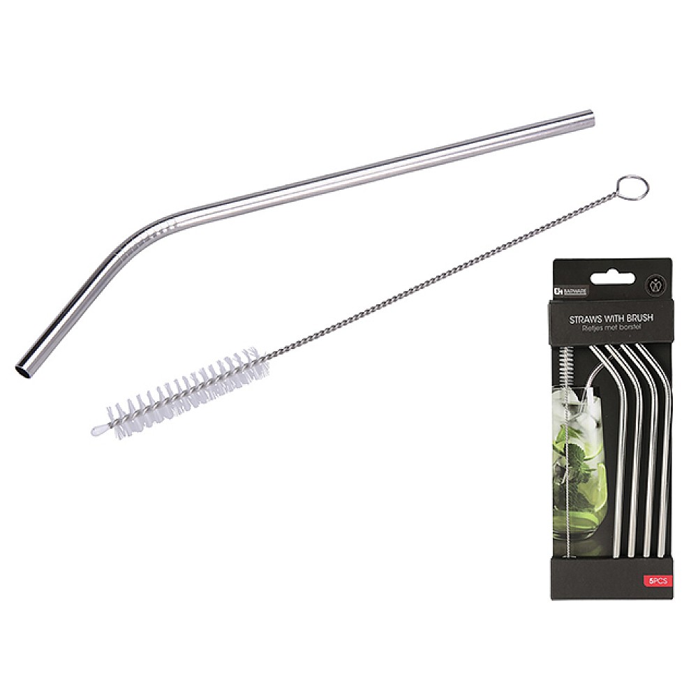 Paie metalice EH 4buc 21.5cm + perie