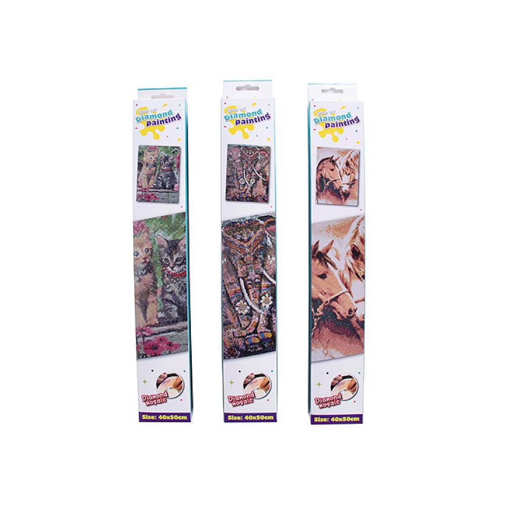 Set creativ Art&Craft mozaic diamant 40X50cm Animale