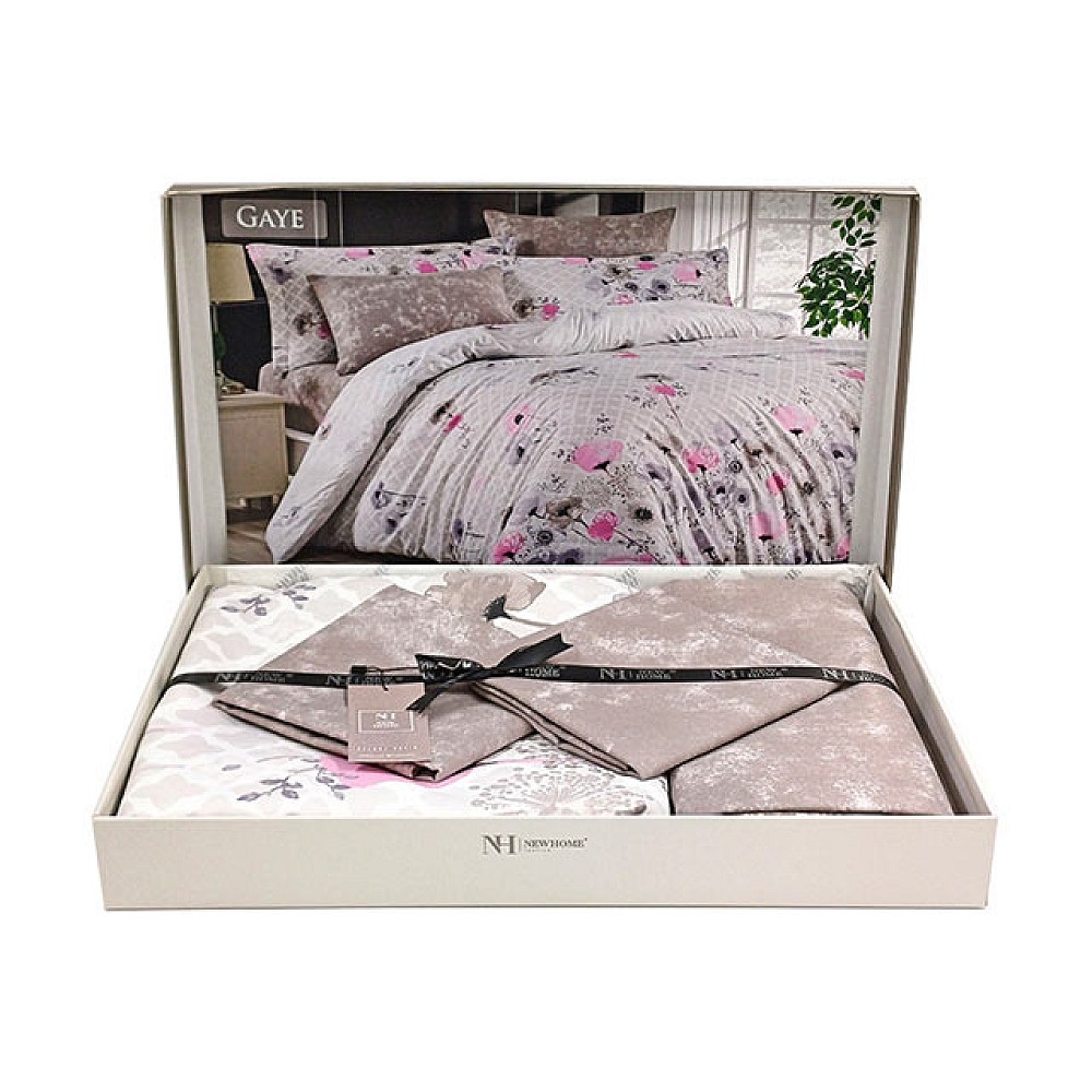 Lenjerie de pat Euro 2 NH Delux Satin Gaye