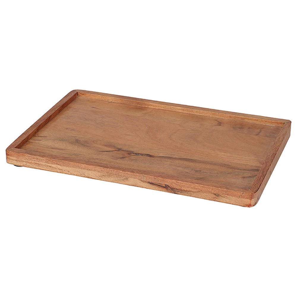 Platou din lemn de salcam pentru servire  30X20X2cm