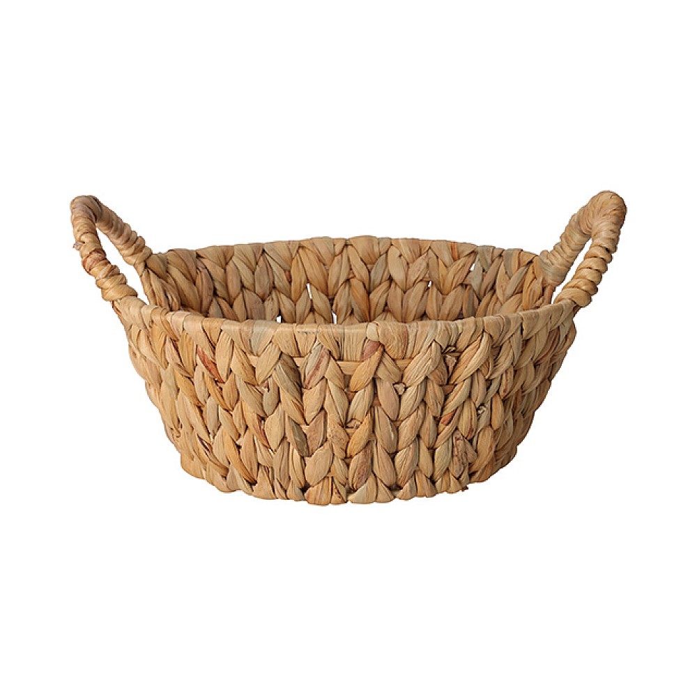 Cos impletit din trestie 30X26X11cm, cu manere