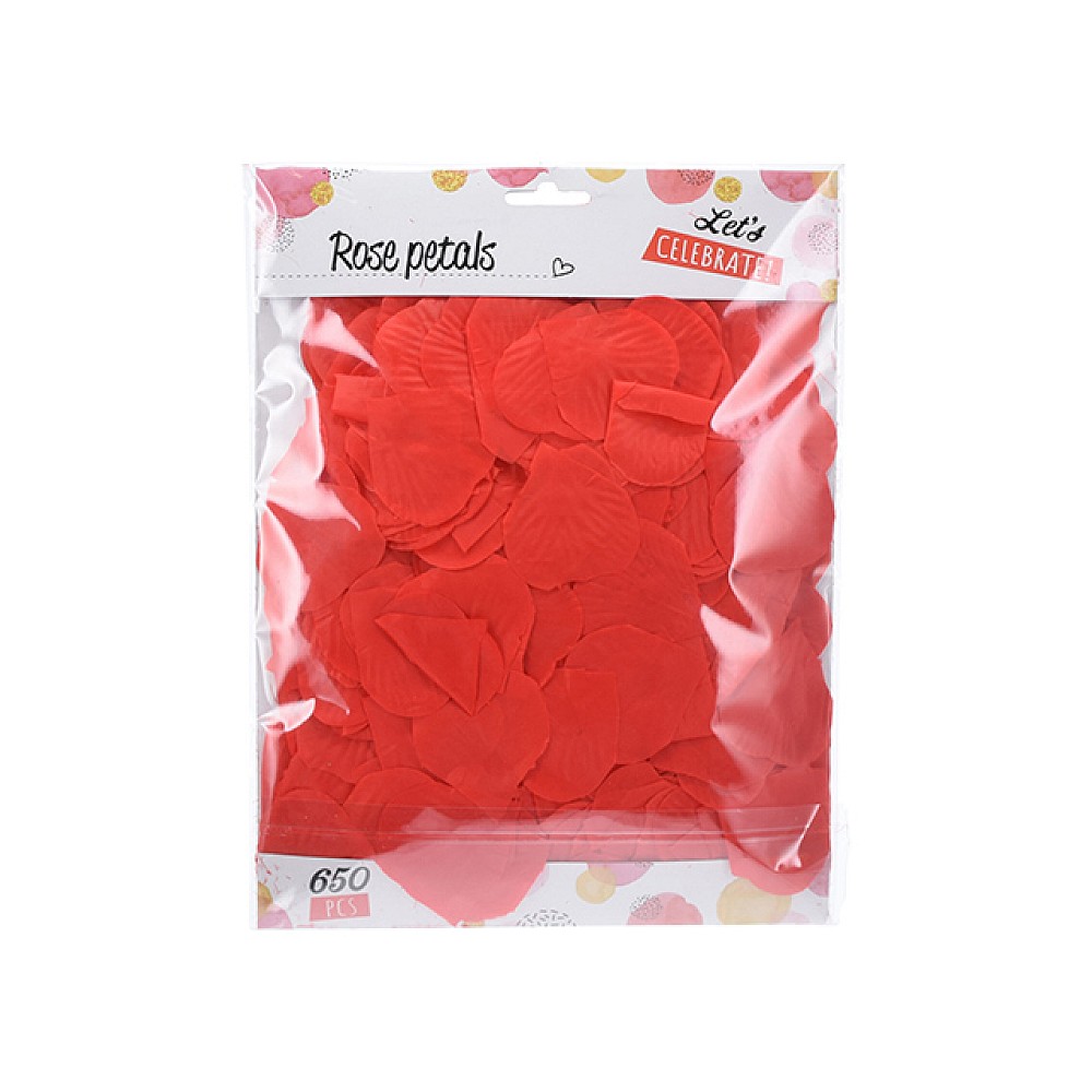 Set petale de trandafir 650buc rosii