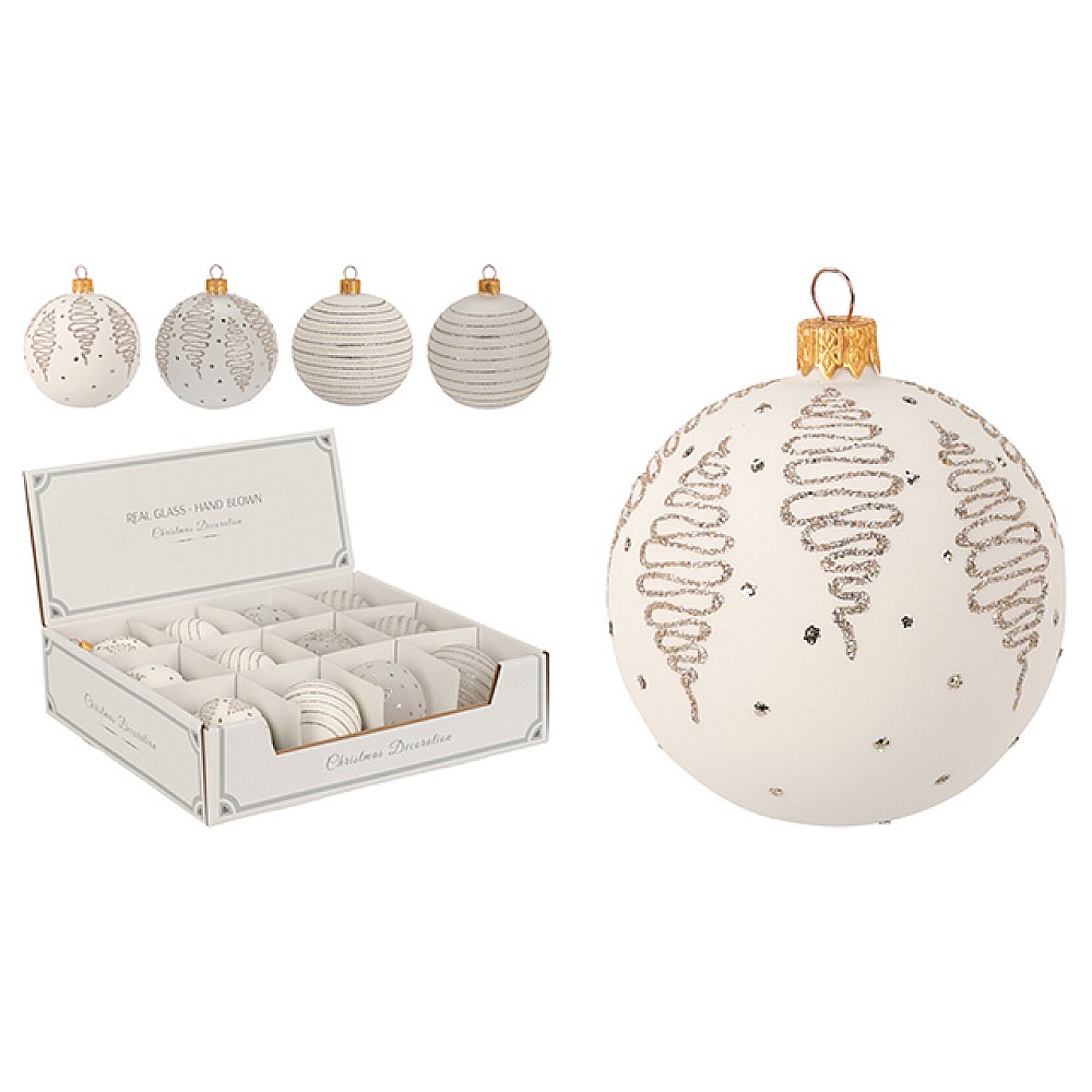 Glob pentru brad din sticla 60mm 