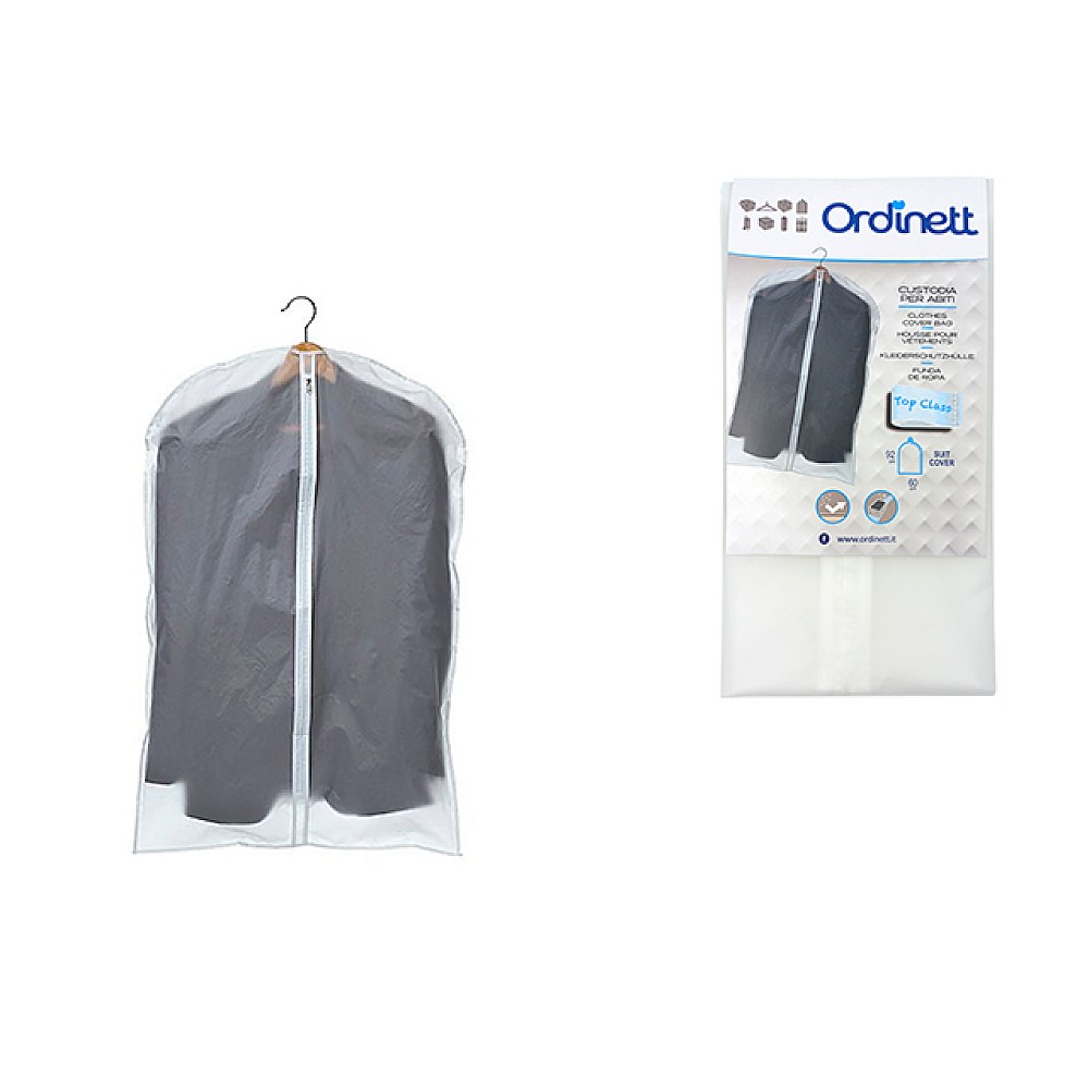 Husă pentru haine Ordinett Top Class 60X92cm, transparentă