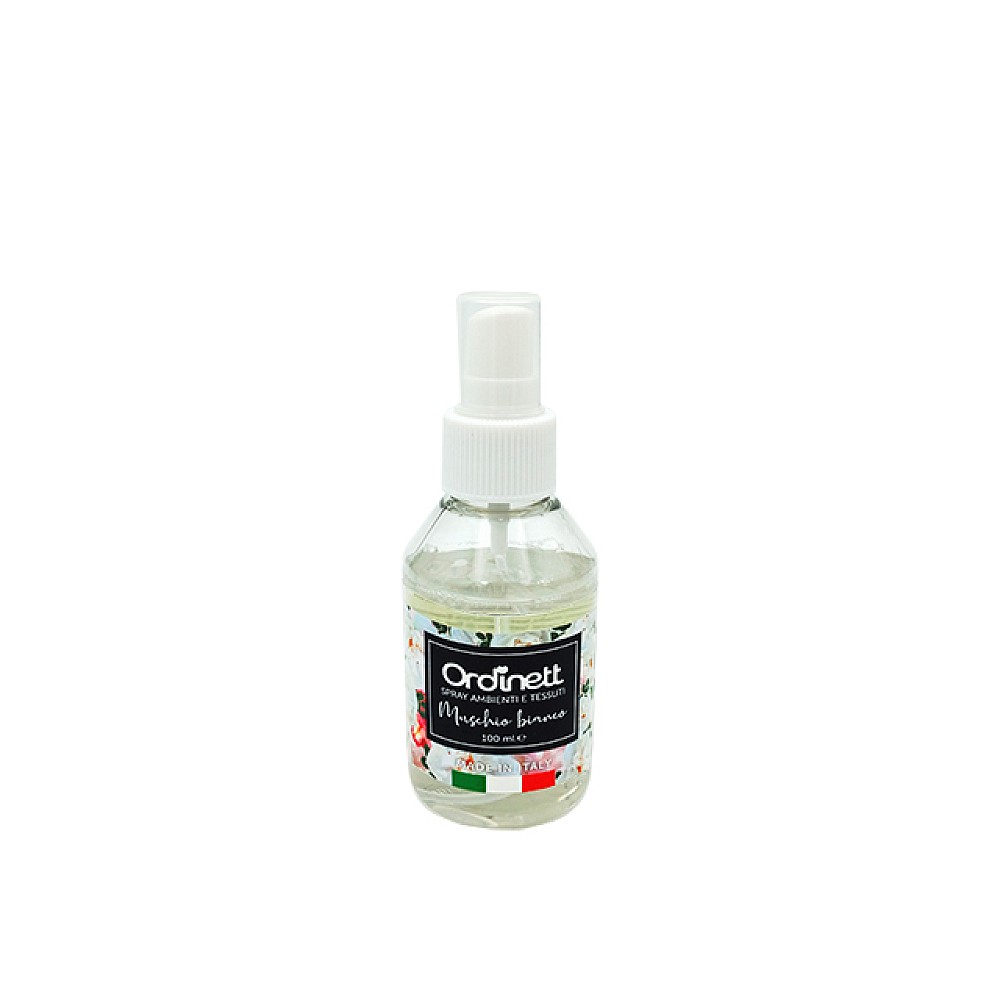 Odorizant spray pentru rufe si camera 100ml, mosc alb