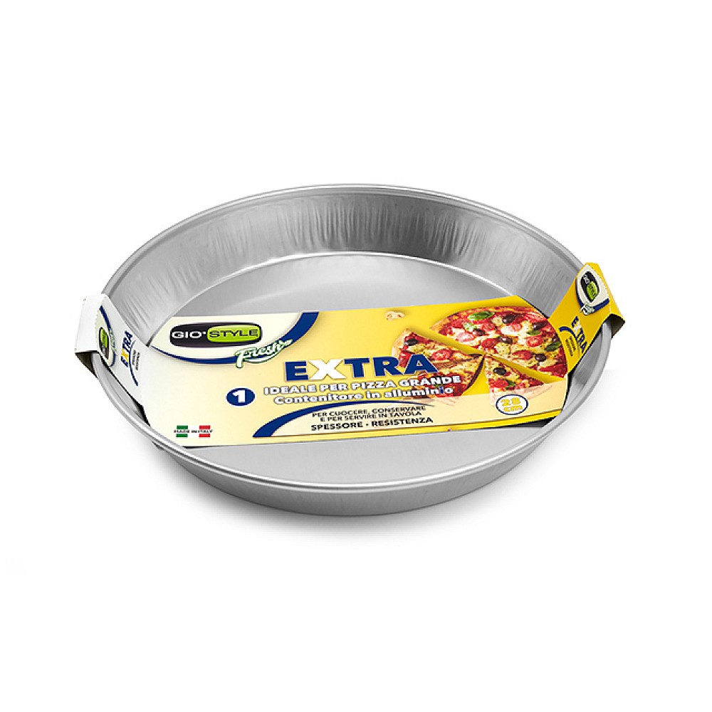 Forme din aluminiu GioStyle 1 buc, 120µm, D28X4cm, pentru pizza