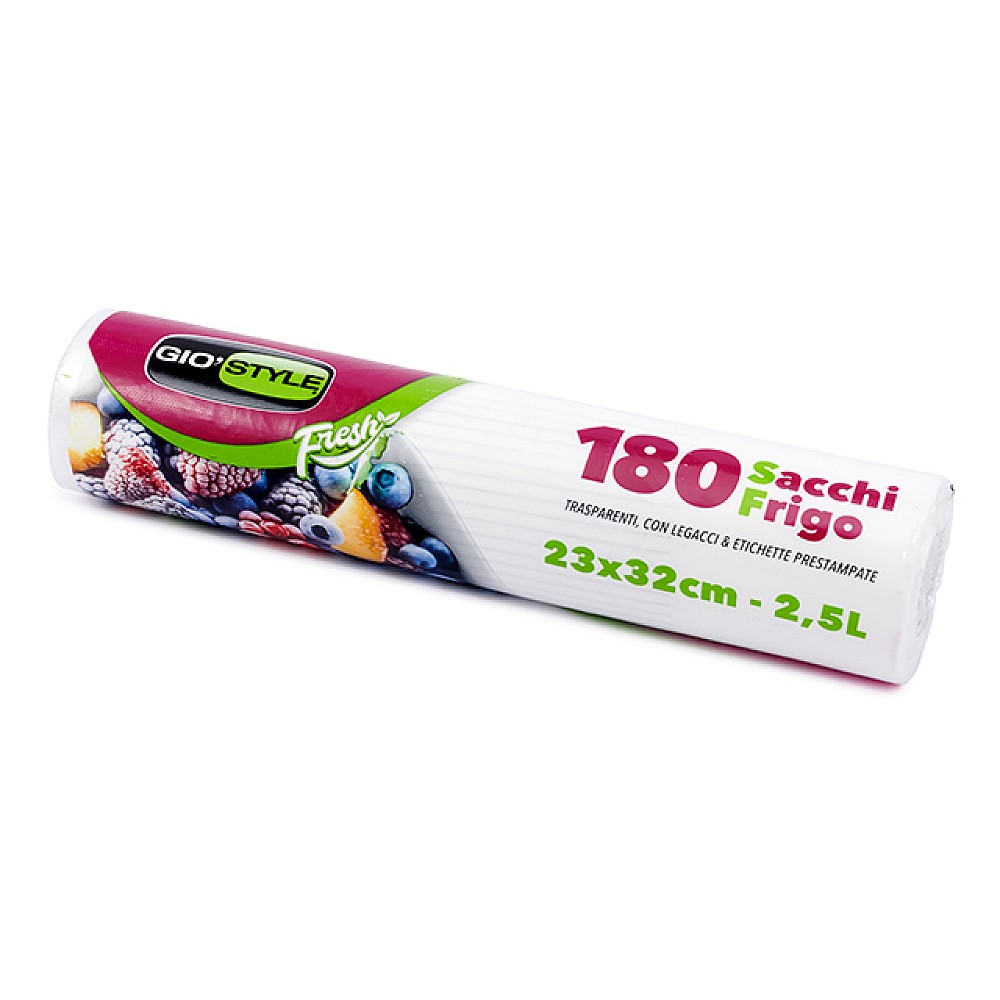 Pungi pentru congelare GioStyle 23X32cm, 2.5l, 180buc, rulou