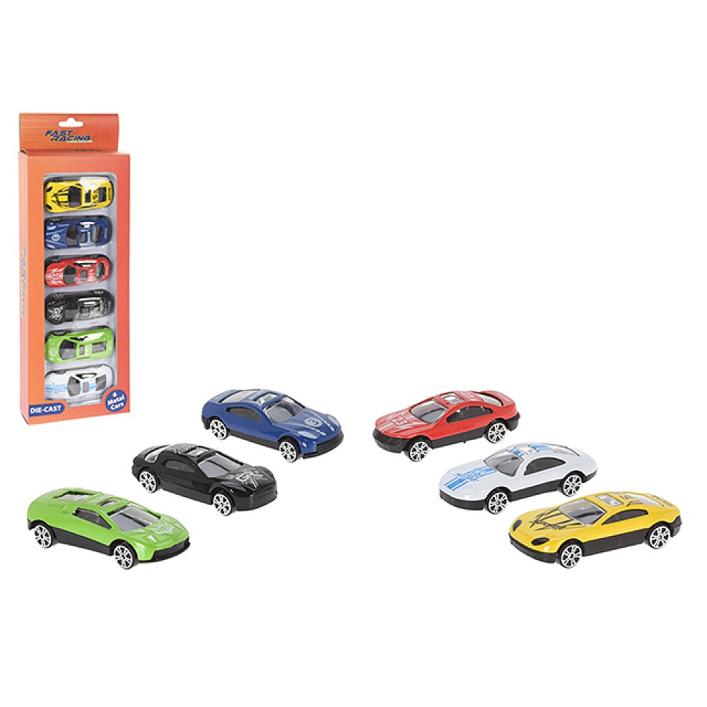 Set masini Fast Rasing 6buc, 7X4cm