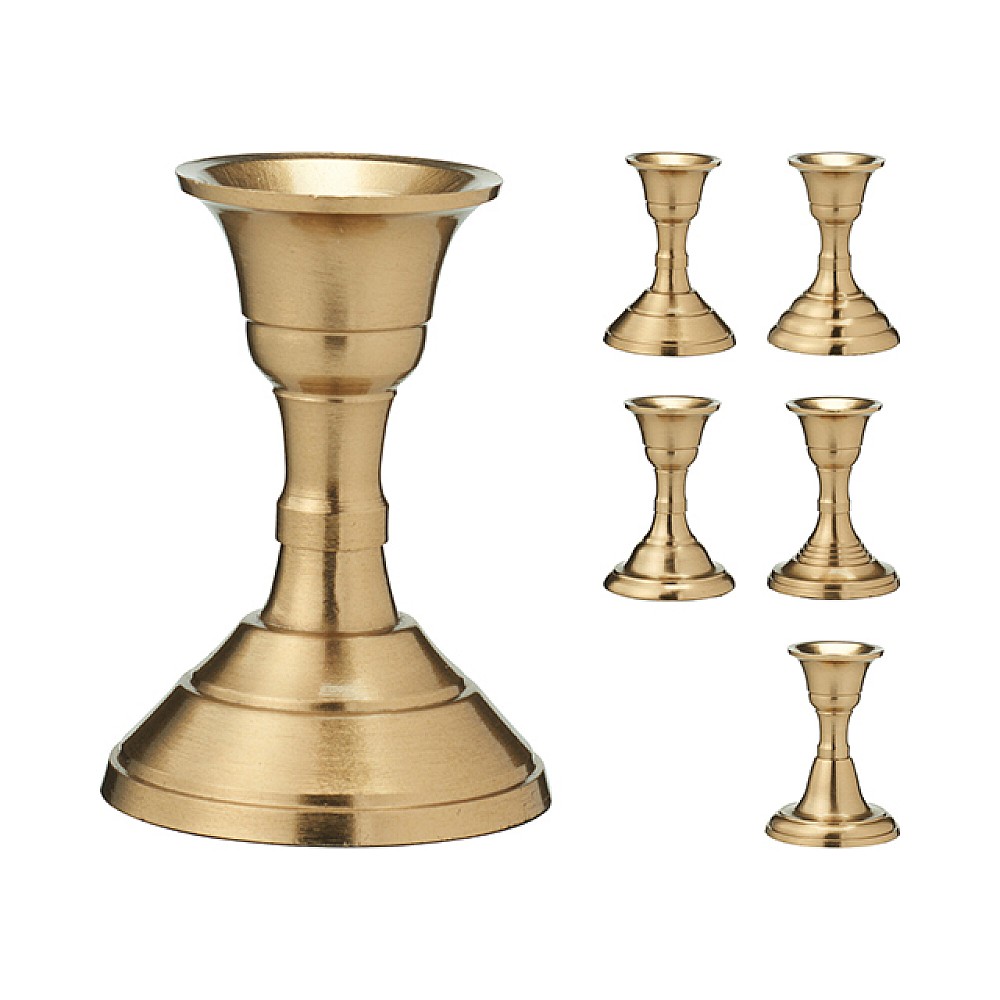 Sfesnic metalic 8 cm, auriu