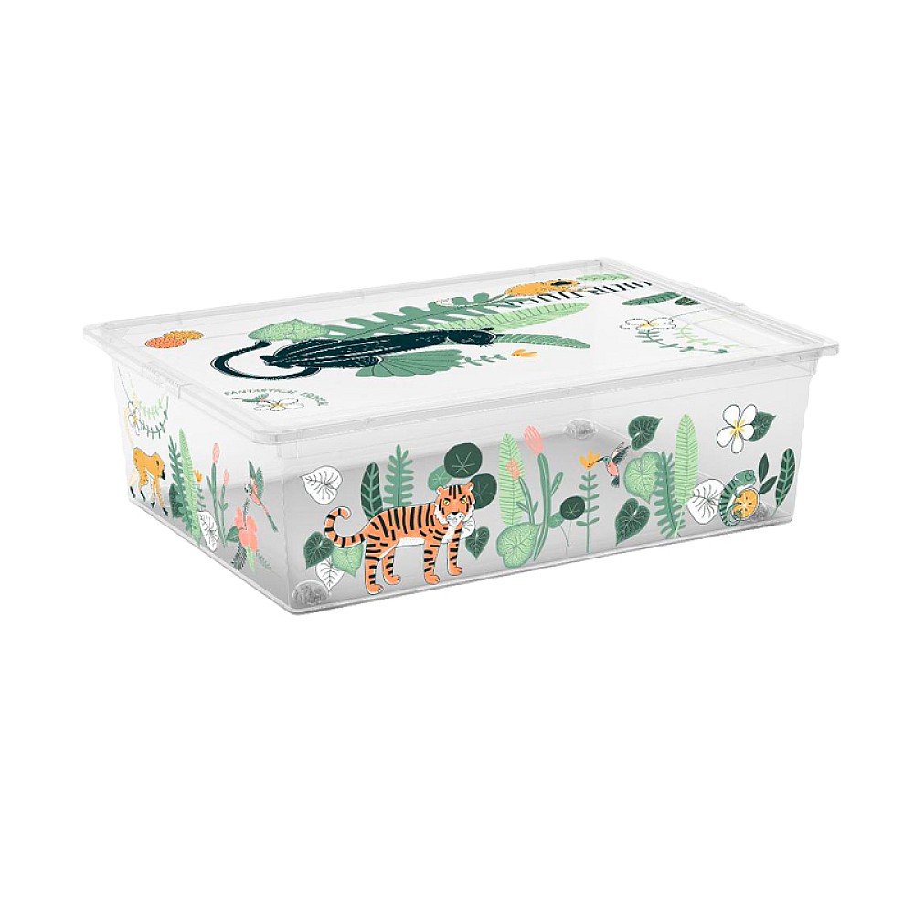 Cutie cu capac C-box Tropical L 27l, 55X39X17cm