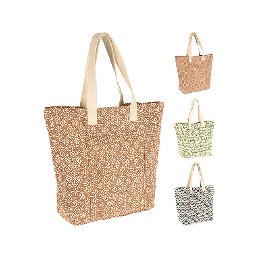 Geanta de plaja 55X38cm, 3 culori, 100% bumbac