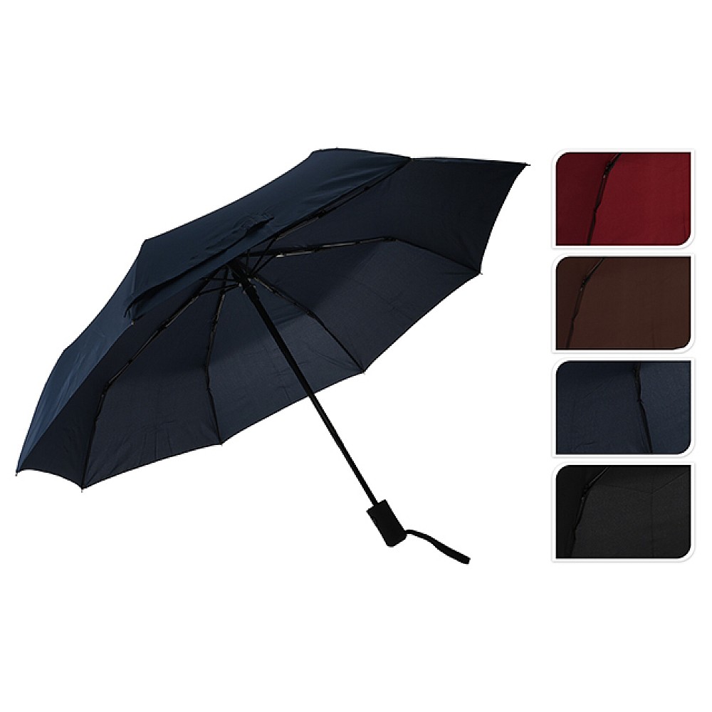 Umbrela pliabila automata D110cm, monocolora