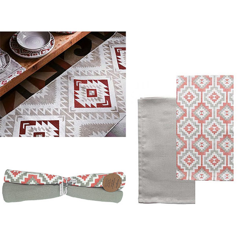 Set prosoape bucatarie AF Ethnic 2buc, 50X70cm, bumbac