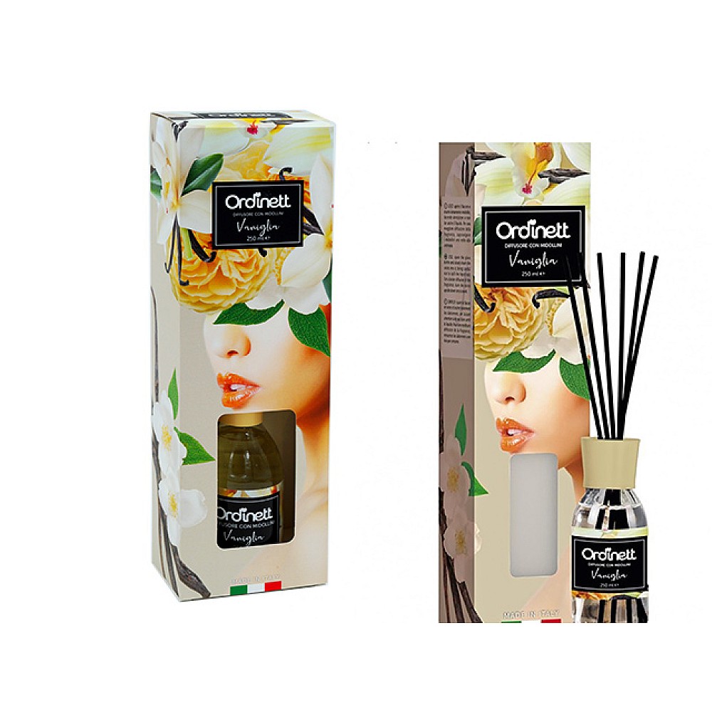 Odorizant de camera 250ml + baghete, vanilie