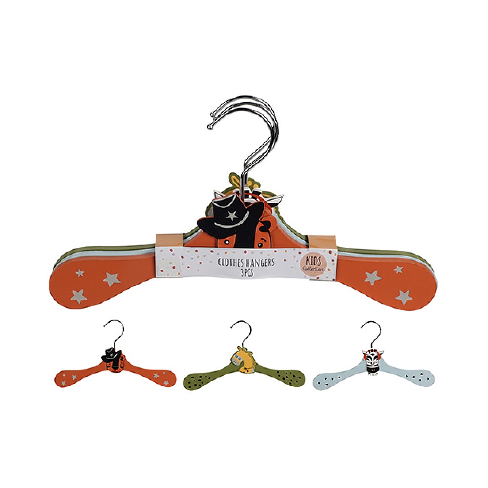 Set 3 umerase din lemn pentru copii, 28X16cm