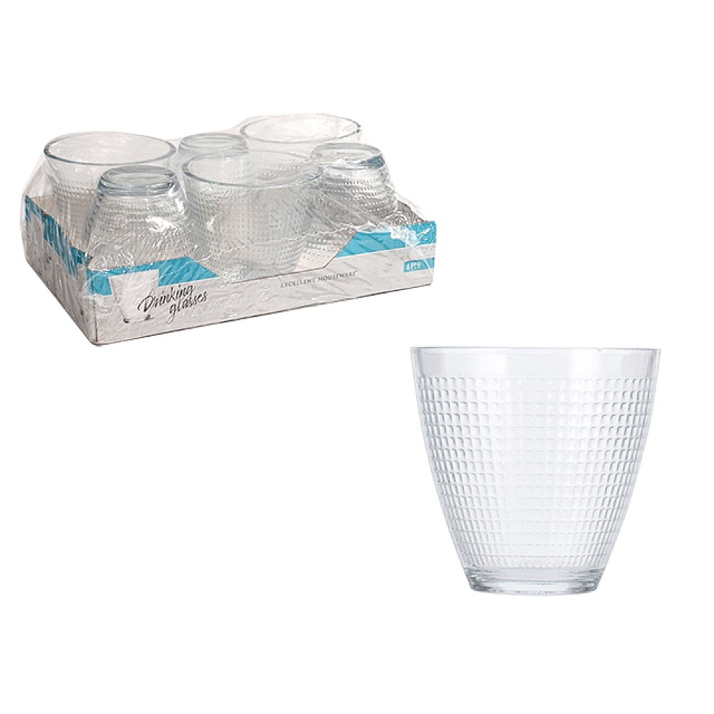 Set 6 pahare pentru bauturi, 220ml