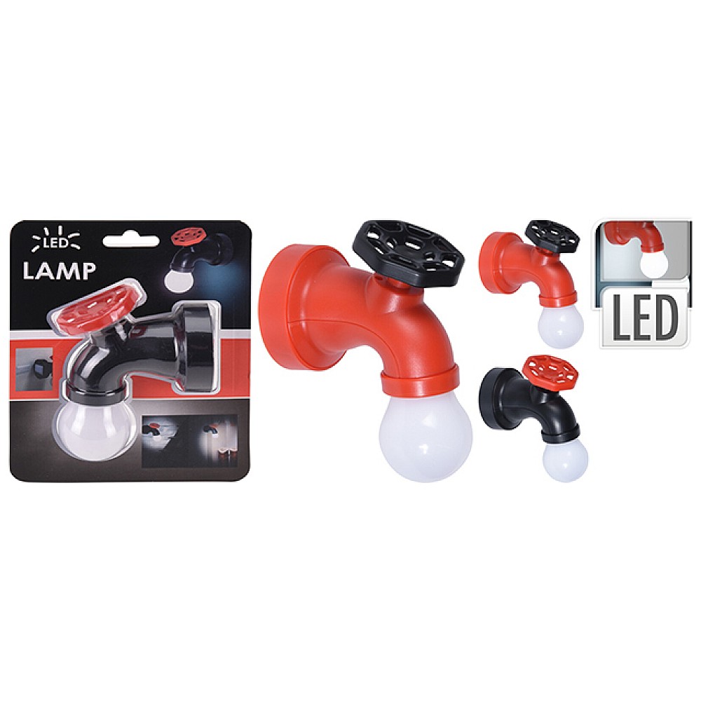 Lanterna LED in forma de robinet 9cm, plastic
