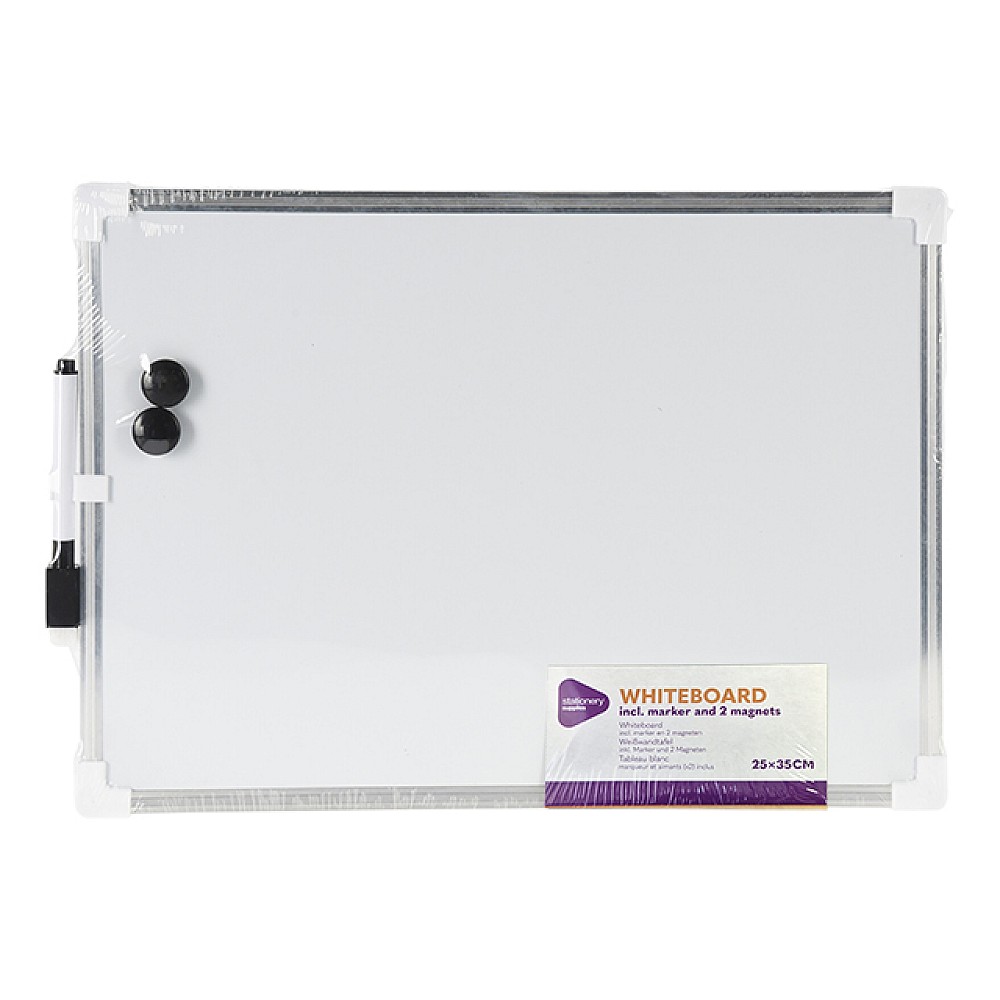 Tabla magnetica 25X35 cm, marker, 2 magneti
