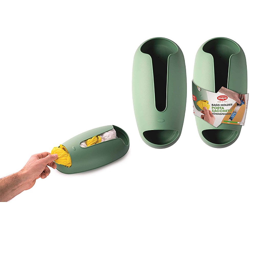 Organizator pentru pungi Snips 28.5X14X8 cm, verde