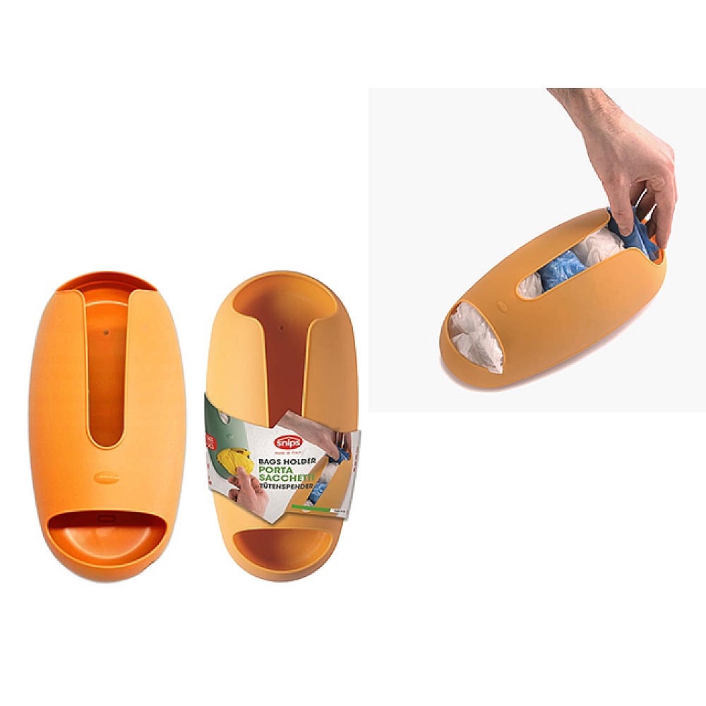 Organizator pentru pungi Snips 28.5X14X8 cm, mustar
