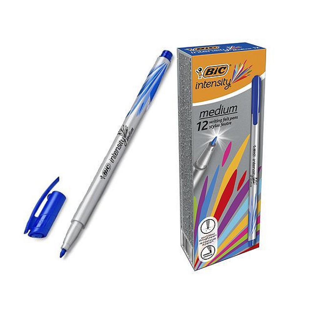 Textmarker BIC Intecity 0.4mm (f), albastru