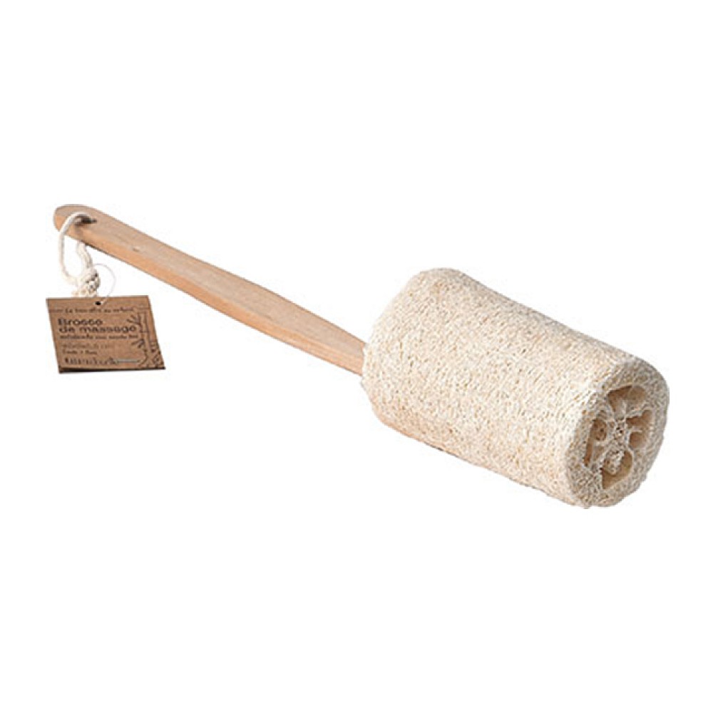 Burete de baie Tendance natural, maner din lemn