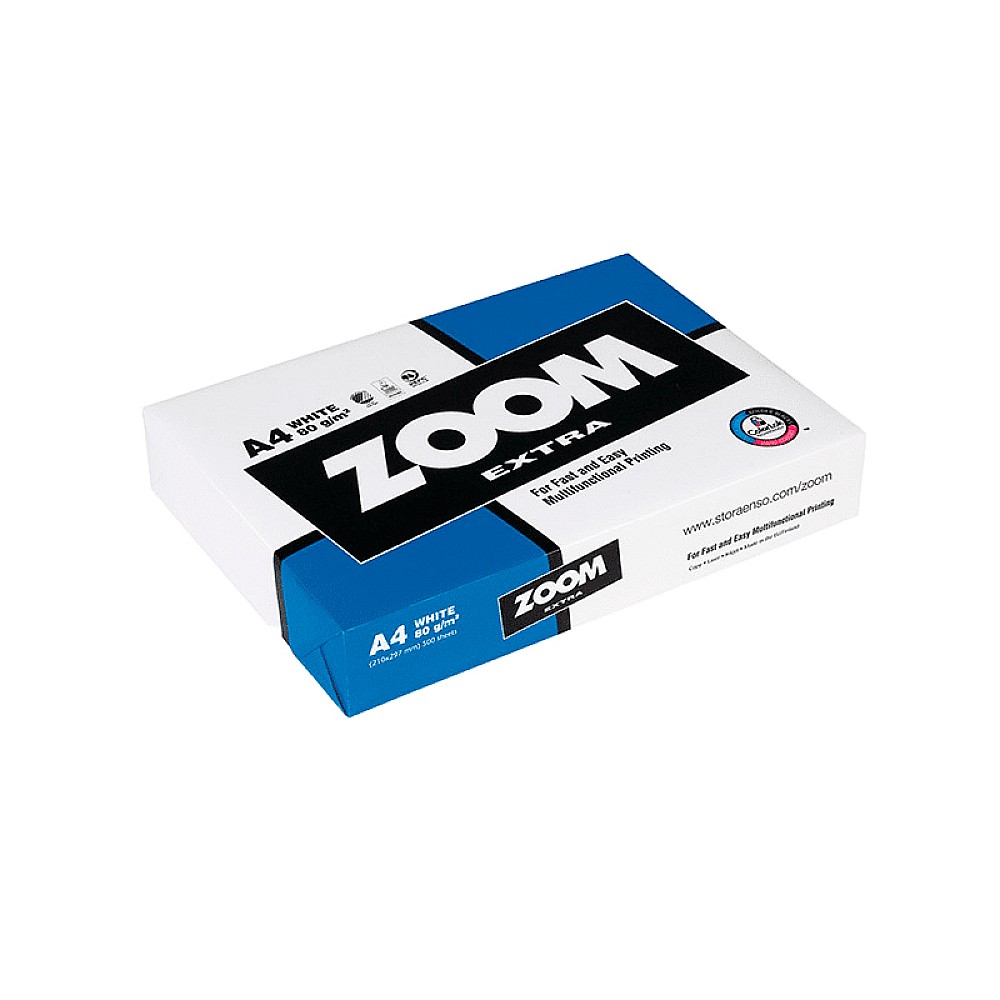Hirtie de birou ZOOM Extra A4 80 g/m2 500 foi