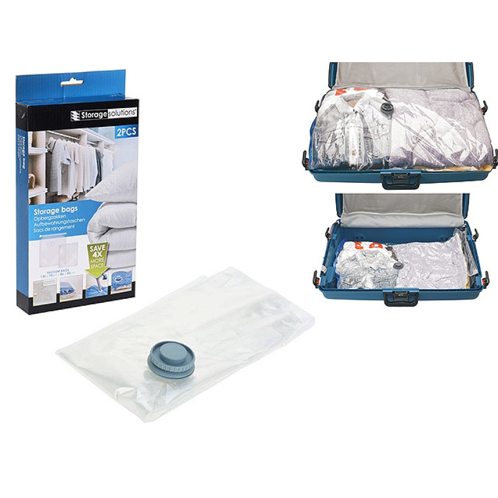 Saci de vidat haine Storage 2buc (74X130cm, 50X86cm)
