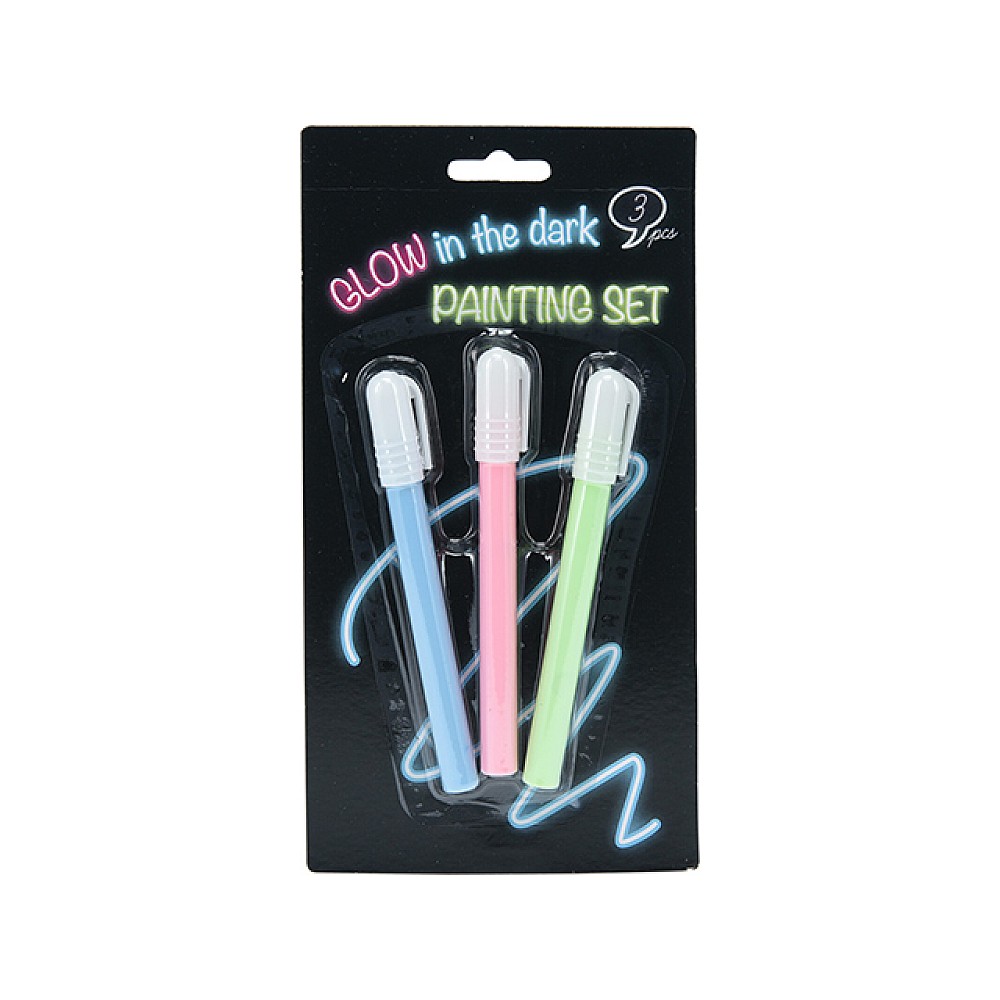 Set мarkere cu vopsea fluorescentă 3X58ml