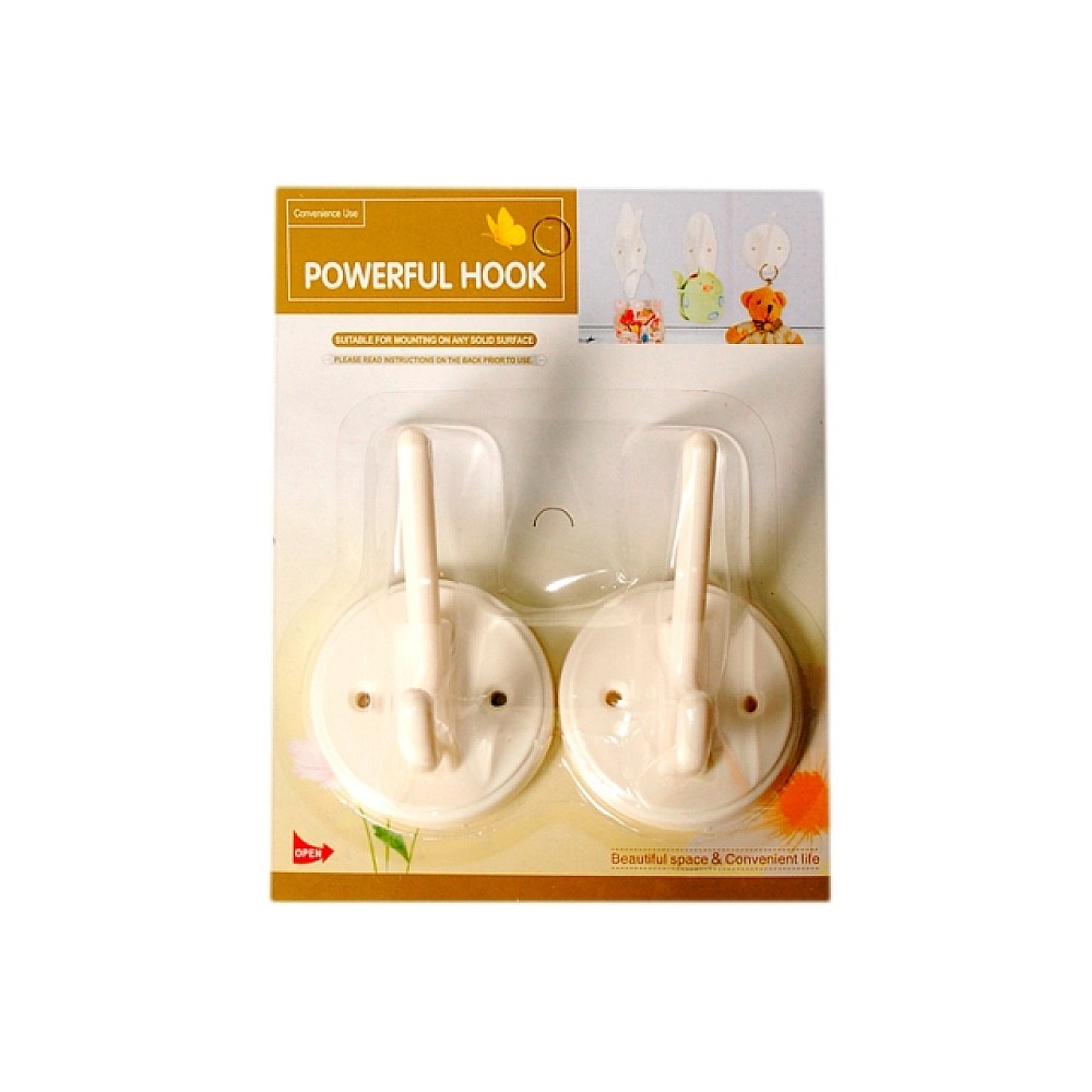 Set de 2 cârlige cu suruburi