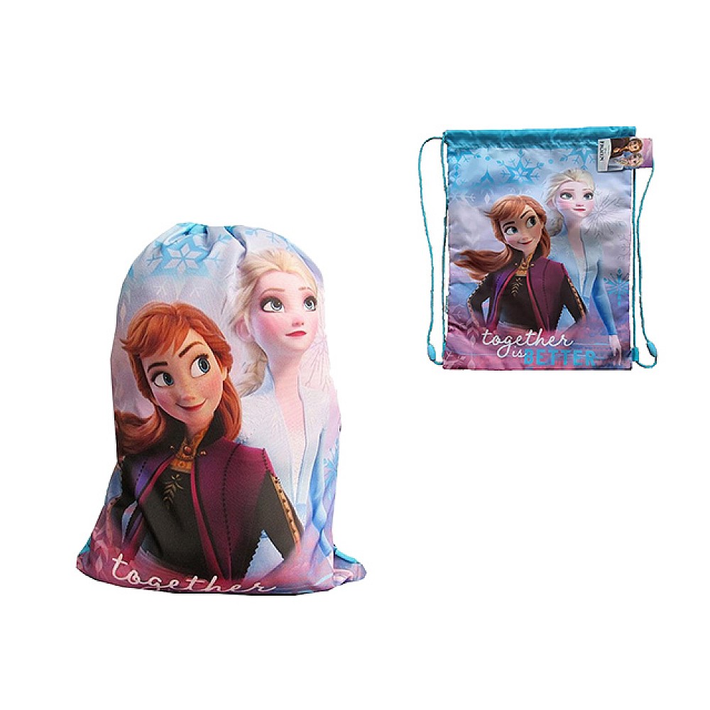 Geanta-rucsac pentru incaltaminte Bambino Frozen Violet 34X43cm