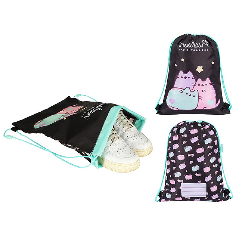 Geanta-rucsac pentru incaltaminte Bambino Pusheen Pastel 34X43cm