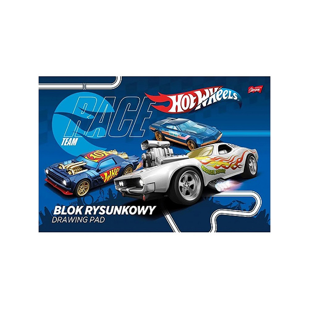 Album pentru desen Bambino Mattell Hot Wheels A4, 20 foi