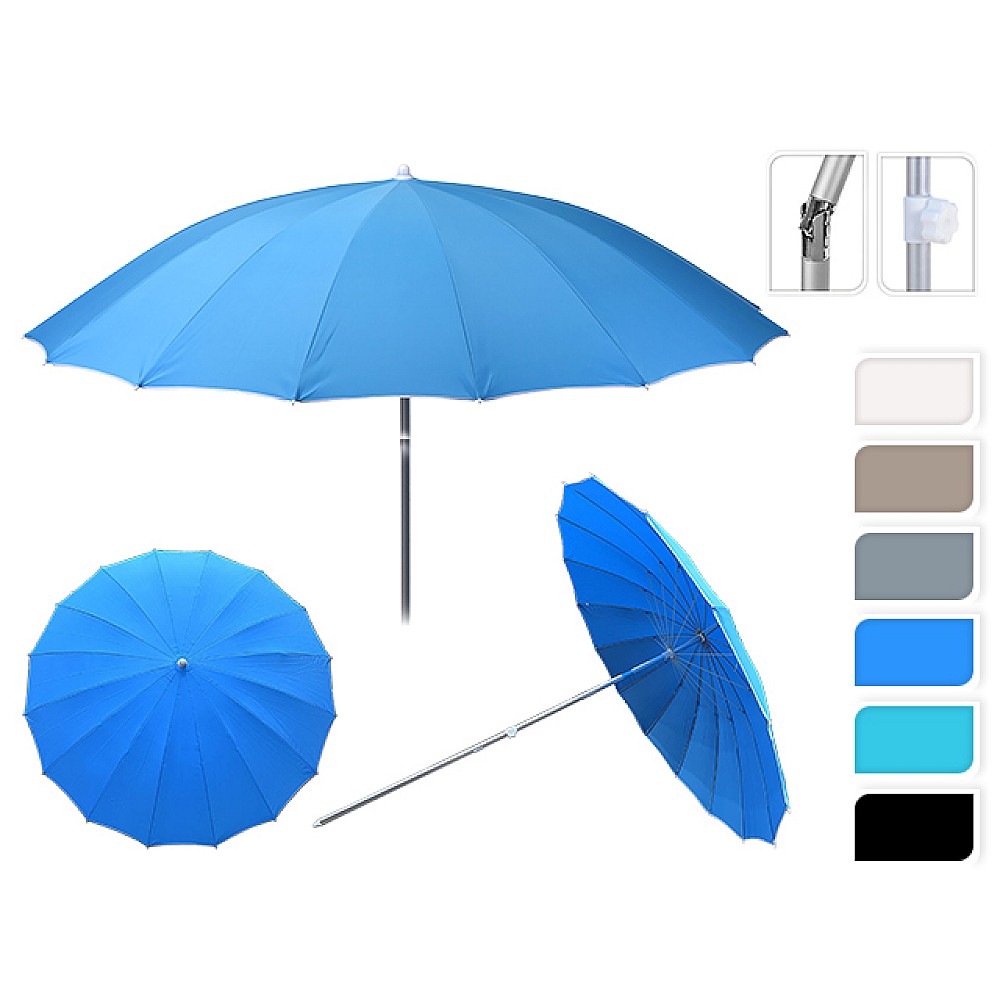 Umbrela de soare D240cm Shanghai, cu picior flexibil