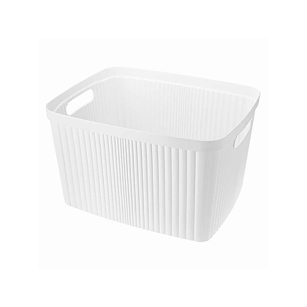 Cos pentru rufe Velvet 35l, 45X36X27cm, alb