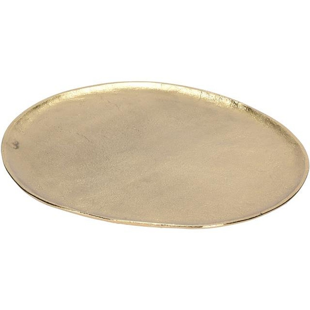 Tava aluminiu ovala 35X36cm, auriu