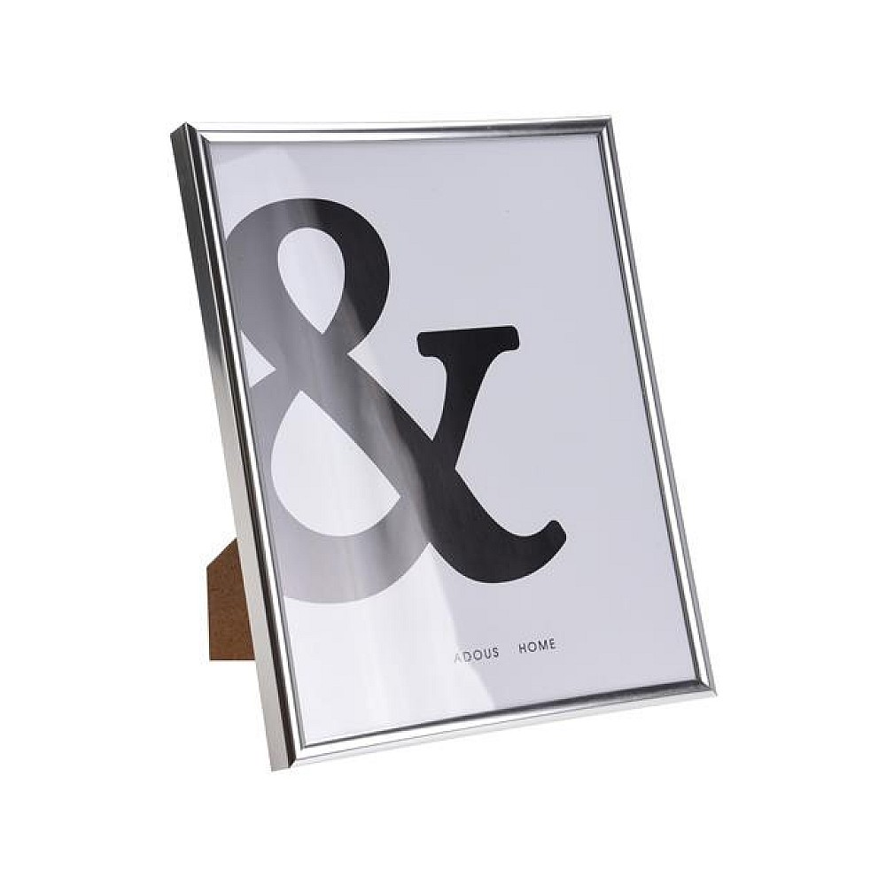 Rama foto din plastic 20X25cm, argintie