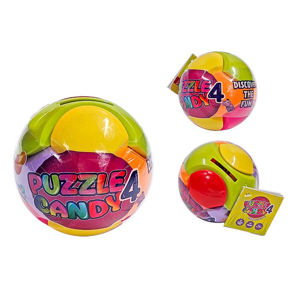 Pusculita puzzle minge cu surptize si bomboane