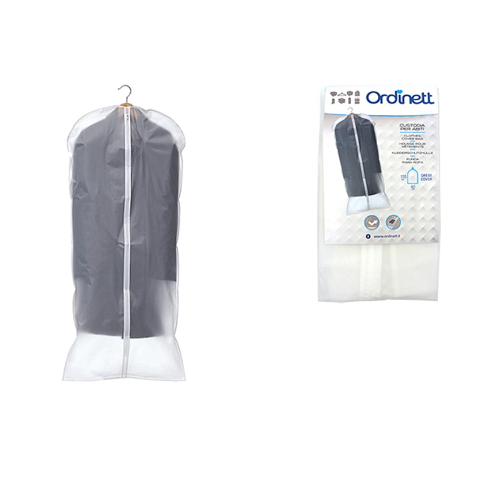 Husa pentru haine Ordinett Top Class 60X135cm, transparenta 