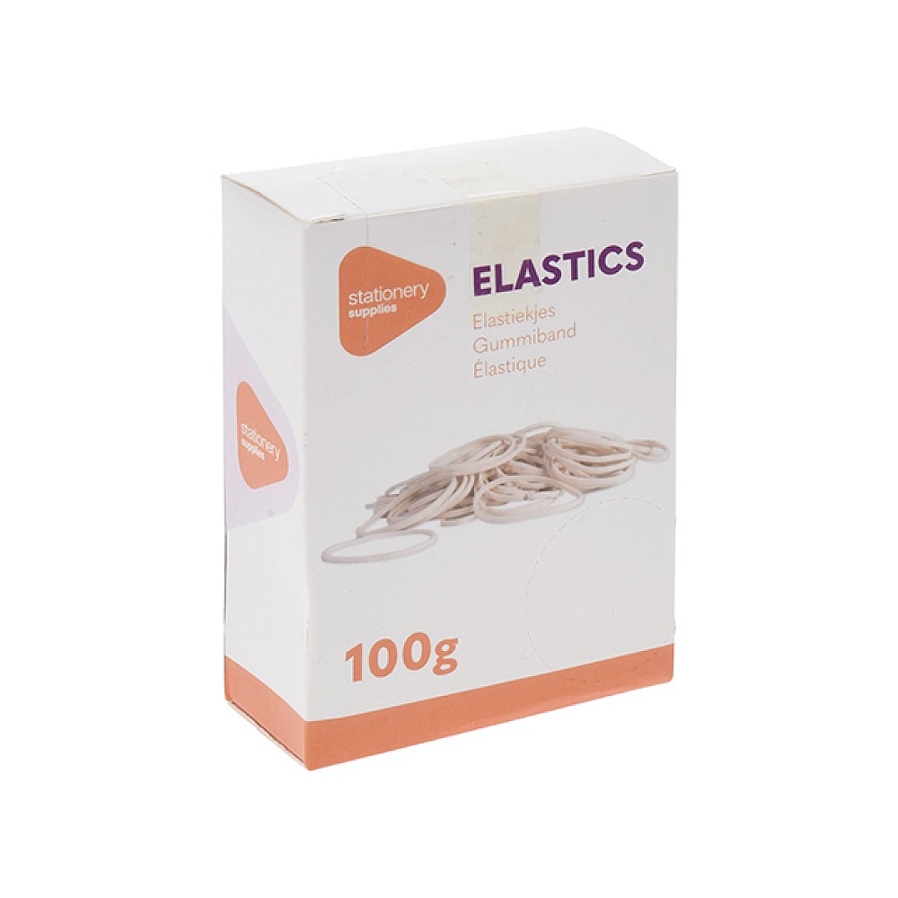 Set de elastice pentru bani 100g, maro