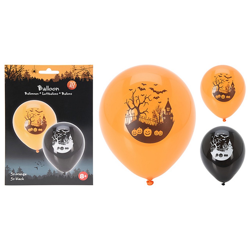 Set baloane Halloween 10buc